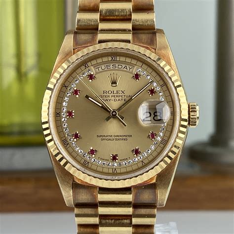 1990 rolex day date 18238|Rolex Day-Date president 18238.